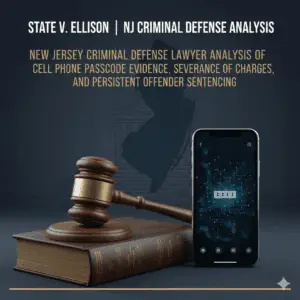 New Jersey Appellate Division Clarifies Cell Phone Passcode Privacy, Severance of Charges, and Persistent Offender Sentencing