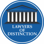 Lawyers of Distinction 2023 badge awarded to Terrell A. Ratliff, Esq